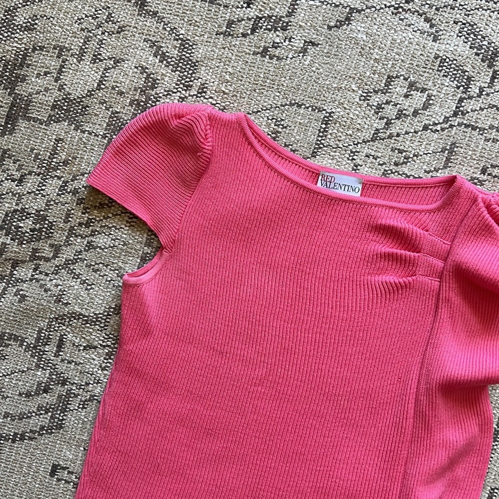 RED Valentino pink ruffle sweater - Picture 5 of 6